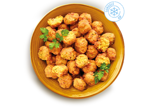 sudnsol menu végétal les falafels bouchées pépites lentilles corail coco curry bol