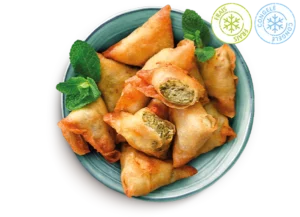 sudnsol menu végétal les croustillants mini samoussas épinard chèvre bol