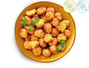 sudnsol menu végétal les falafels bouchées pépites lentilles corail coco curry bol