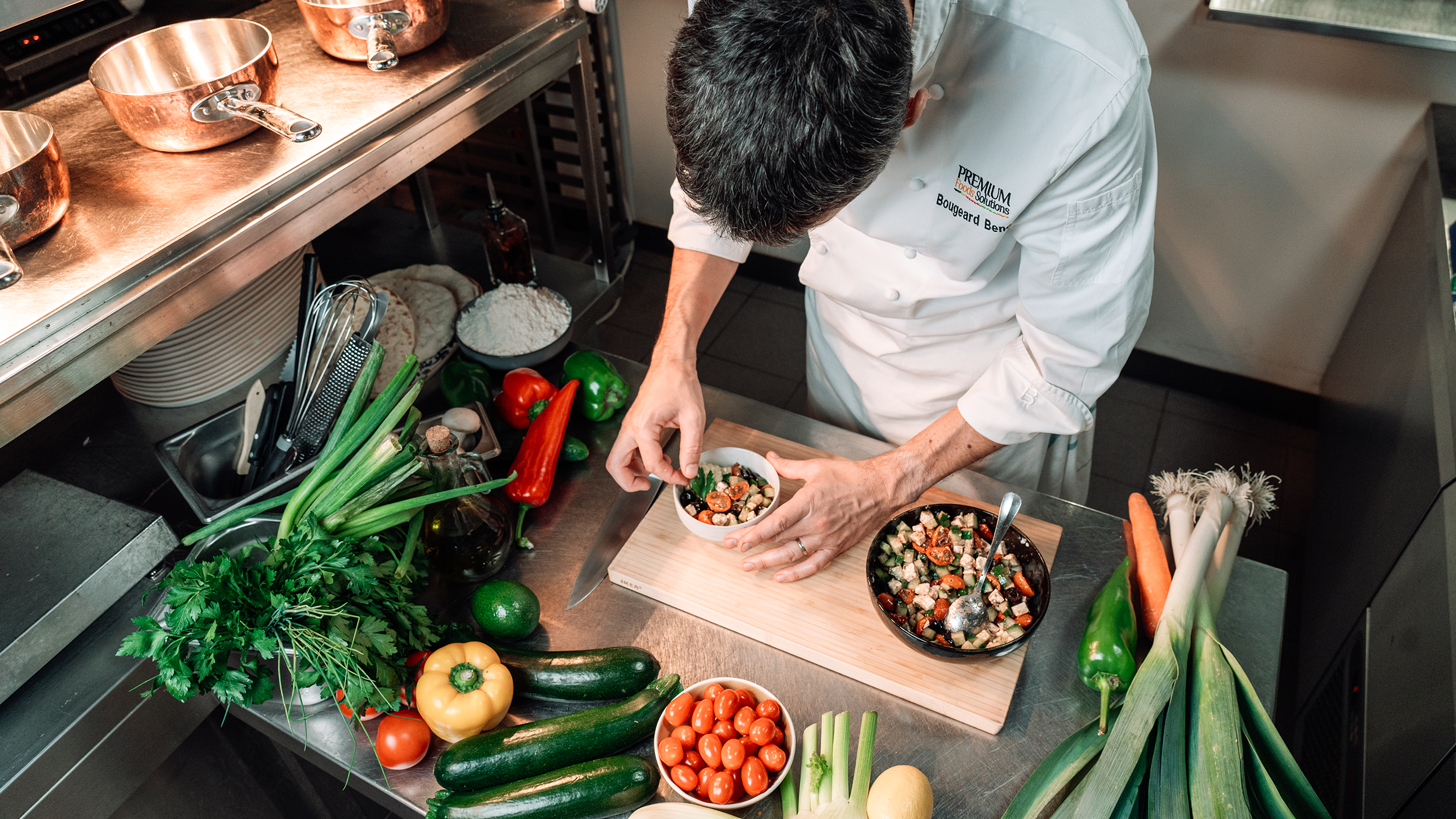 sudnsol cuisine cuisinier préparation produit bol légumes