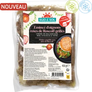 sudnsol légumes grillés gamme des chefs émincé d'oignons roses de roscoff grillés