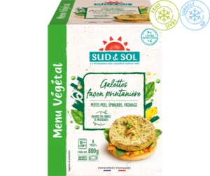 sudnsol menu végétal les galettes de légumes galettes moelleuses façon printanière