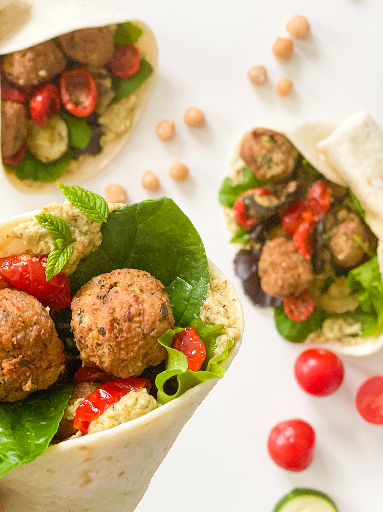 sudnsol wraps boulettes falafels