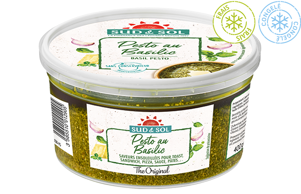 sudnsol tartinables et sauces les sauces pesto basilic